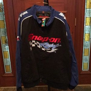 Men’s Snapon canvas bomber jacket